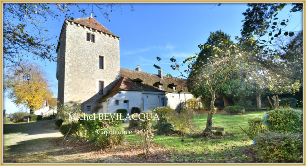 Photos 4 - Prestige - Propriete à vendre le Château d'OUROUER à OUROUER LES BOURDELINS (18) avec dépendances sur plus d'un hectare