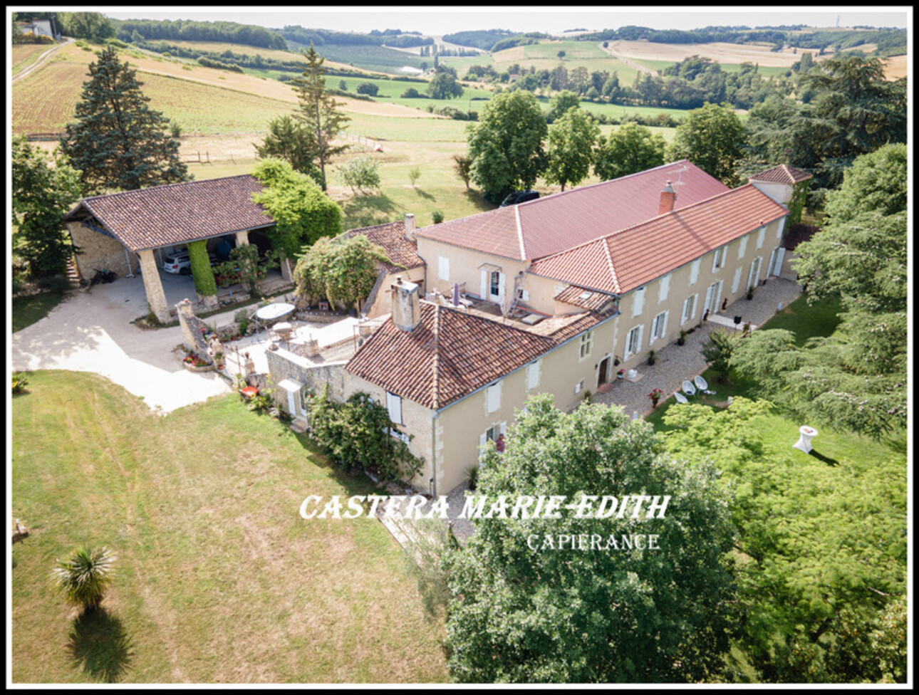 Photos 1 - Prestige - Dpt Gers (32), Proche AUCH - ELEGANTE PROPRIETE GASCONNE sans travaux piscine -4,5HA,- gîtes- chambres d'hôtes - évènementiels